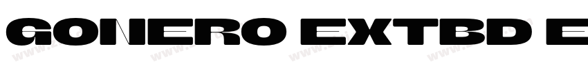 Gonero ExtBd ExtExp字体转换